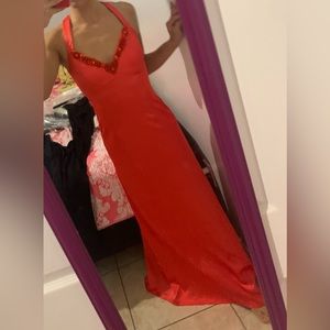 Long elegant evening gown